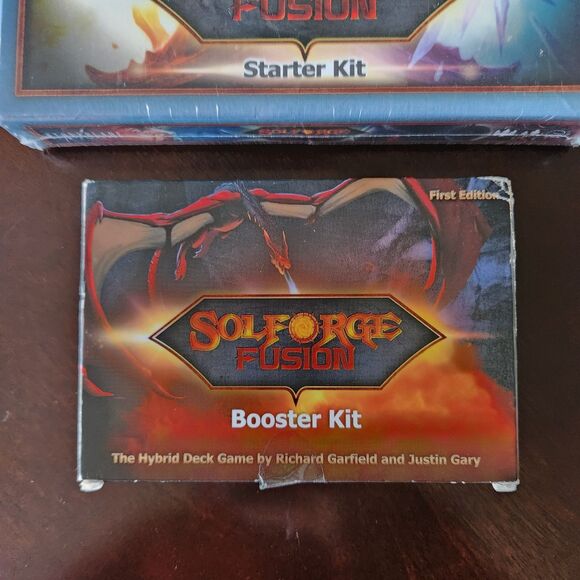 NIB Solforge Fusion Starter Kit And Booster Kit By Richard Garfield Sealed - Picture 2 of 7